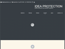 Tablet Screenshot of ideaprotection.co.uk